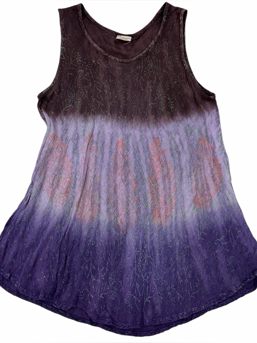 Vintage Colorful Whimsy Tank Top